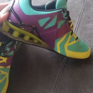 Inov-8 Fast Lift 315 Weightlifting Shoes Neon Blue Green Women's Sz 8.5